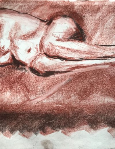 Nudo femminile disteso