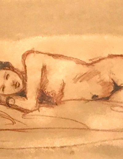Nudo femminile disteso