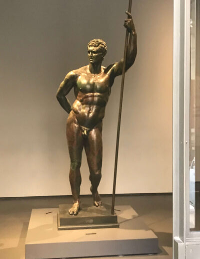 STATUA IN BRONZO DEL COSIDDETTO PRINCIPE ELLENISTICO